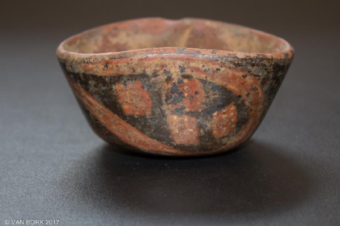 *PRE-COLUMBIAN POLYCHROME OBLONG BOWL (1 of 6)