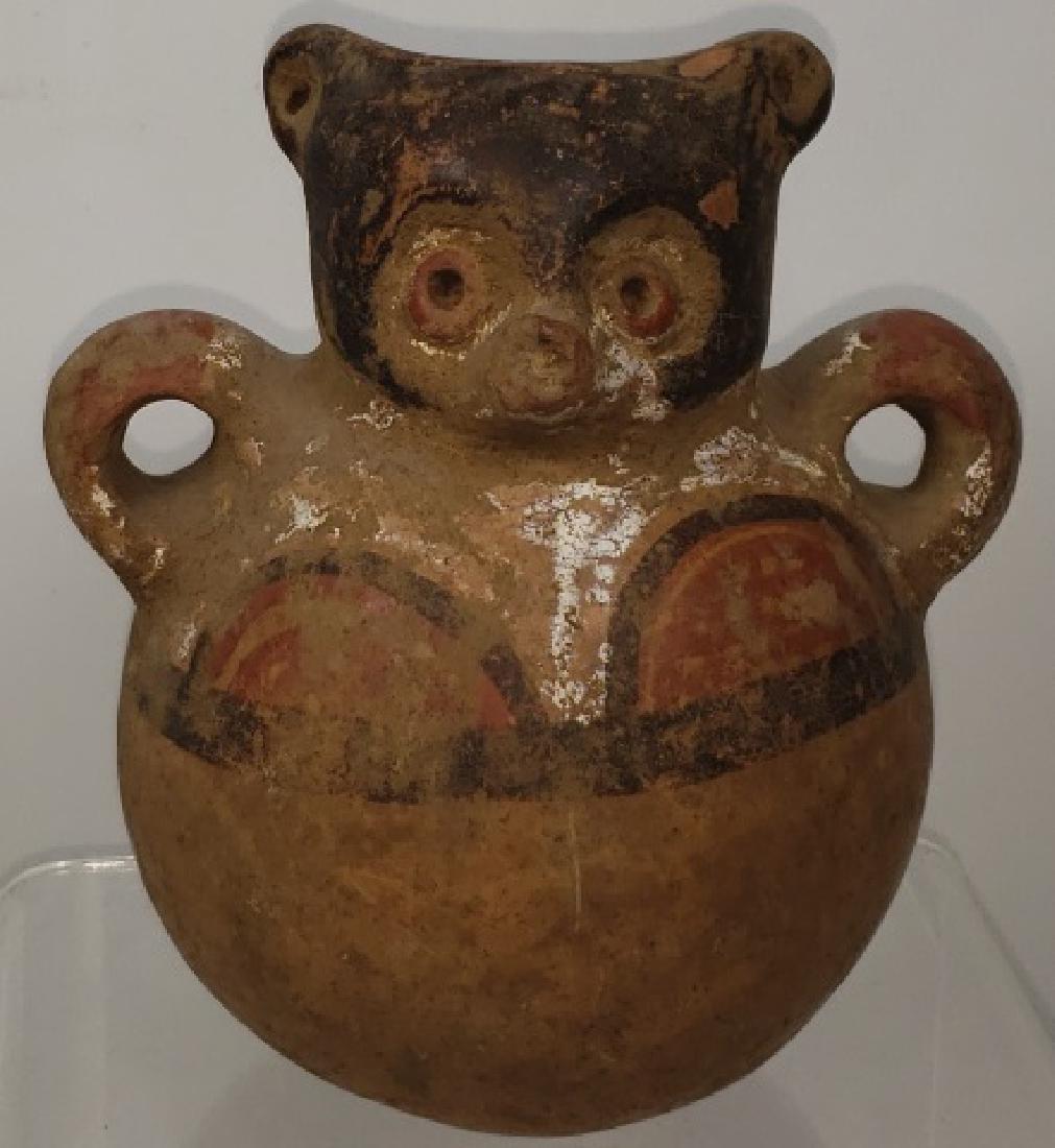 *PRE-COLUMBIAN FIGURAL VESSEL (1 of 3)