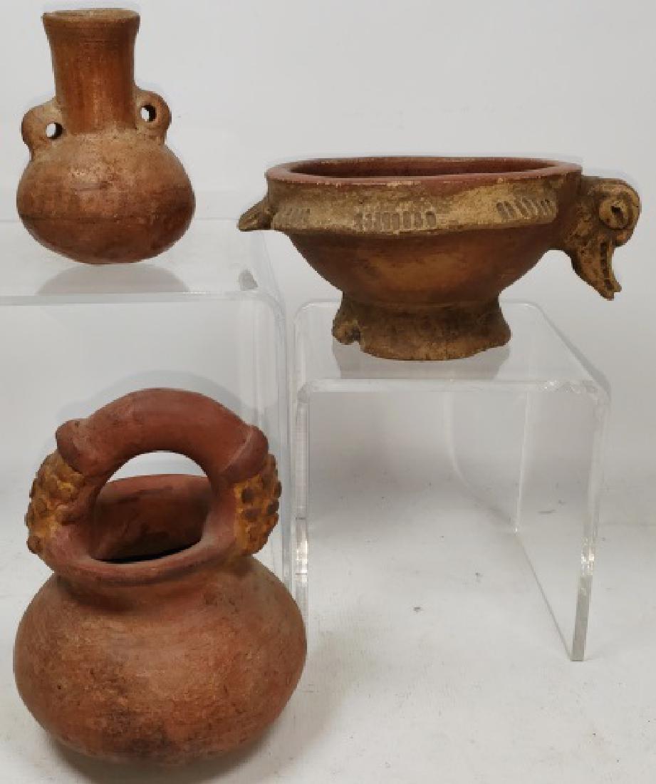 *3 PIECES OF PRE-COLUMBIAN POTTERY (1 of 4)