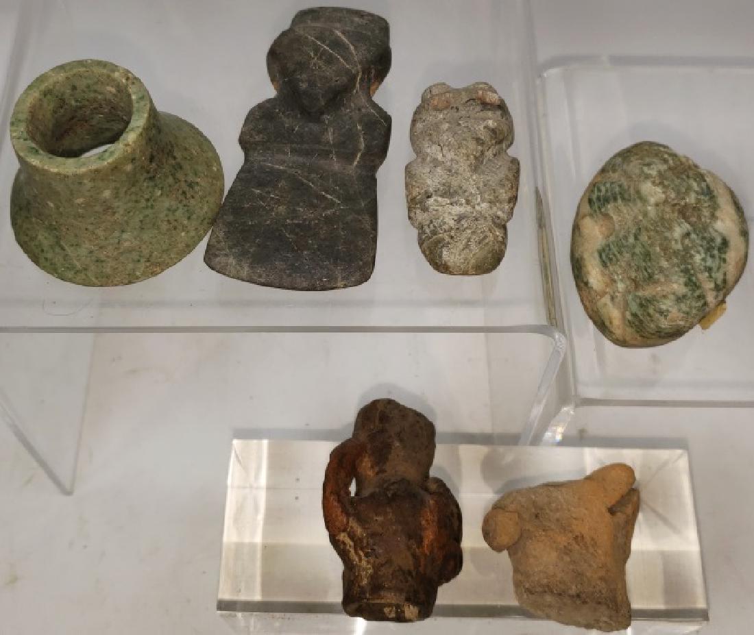 *GROUP OF PRE-COLUMBIAN POTTERY FRAGMENTS (1 of 2)