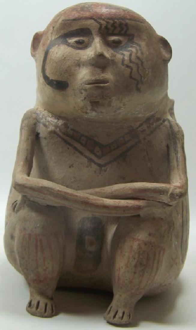 *PRE-COLUMBIAN FIGURAL VESSEL (1 of 3)
