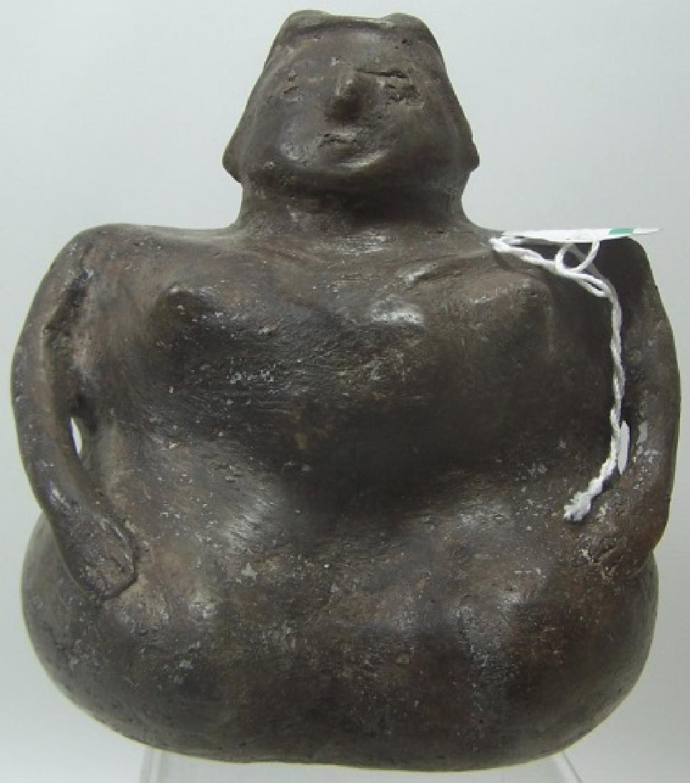 *PRE-COLUMBIAN FIGURAL POTTERY VESSEL (1 of 4)