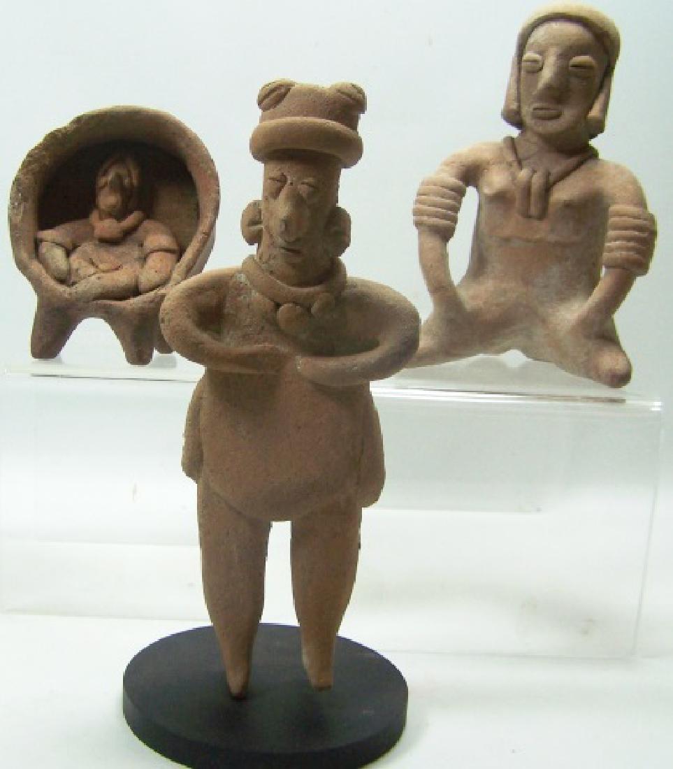 *3 PRE-COLUMBIAN FIGURES (1 of 3)