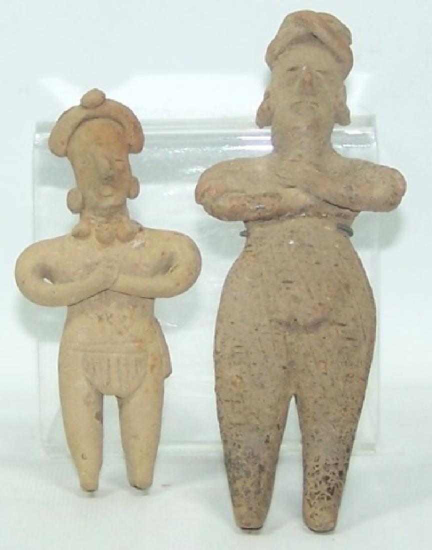 *2 PRE-COLUMBIAN POTTERY FIGURES (1 of 1)