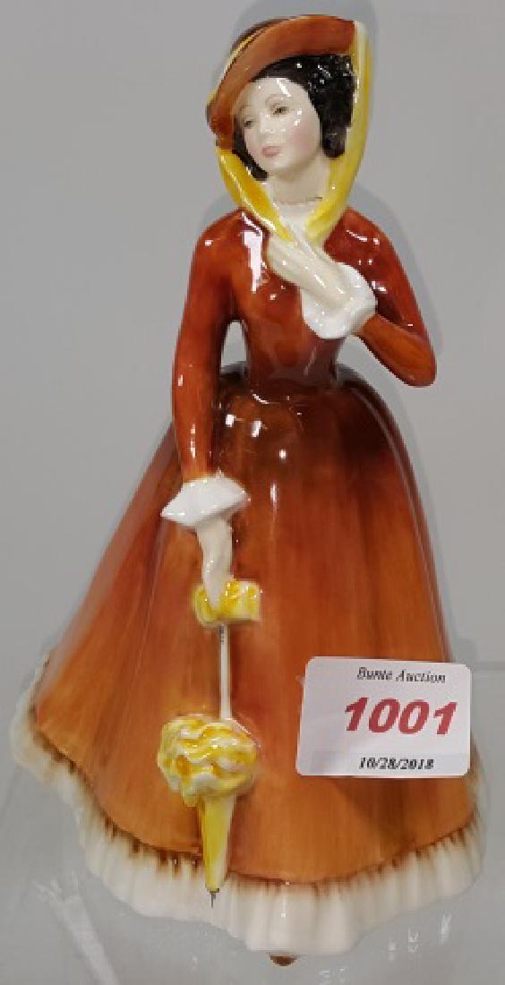 *2 ROYAL DOULTON FIGURES: "Julia" HN 2705 and "The Last Waltz" HN 2315.