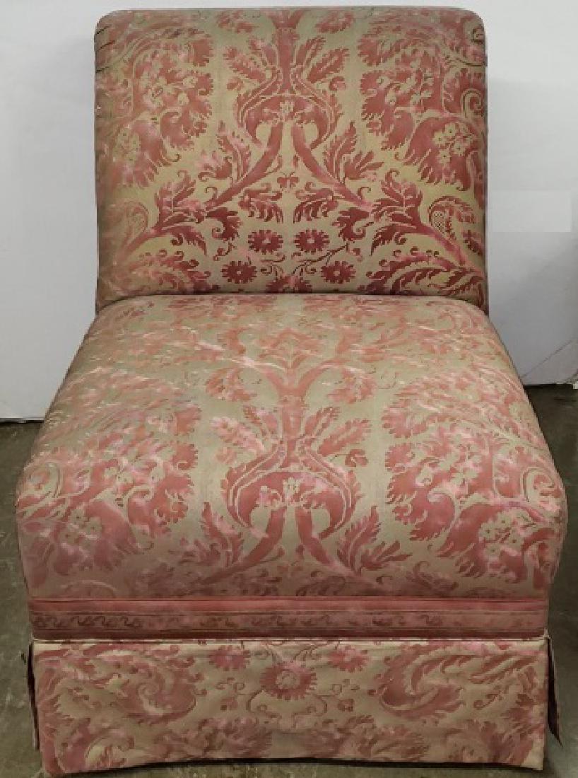 *PAIR OF BRUBSCHWIG PIEDMONTE SIDE CHAIRS (1 of 2)