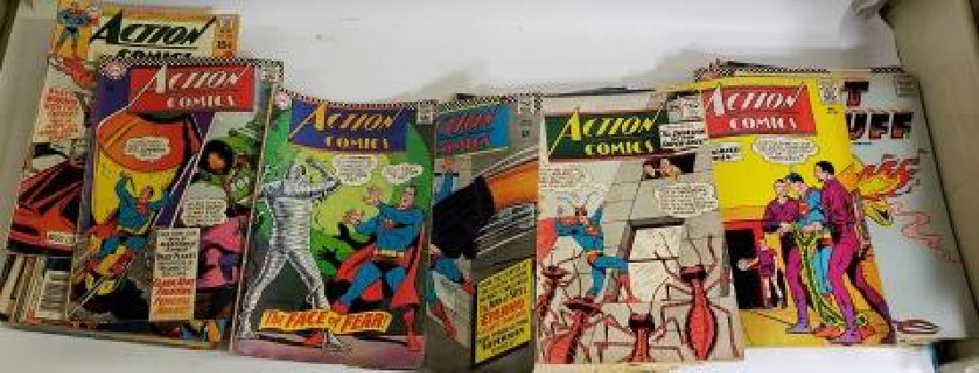 *GROUP OF MISCELLANEOUS COMIC BOOKS: Including Action comics, Batman, Superman, Popular comics 1941, etc.