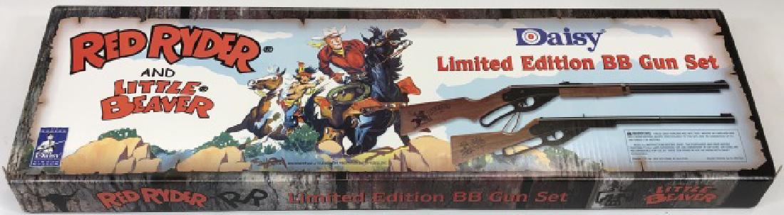 *DAISY BB GUN SET: Red Ryder and Little Beaver, with original box and shipping box (Waiting Period: None).