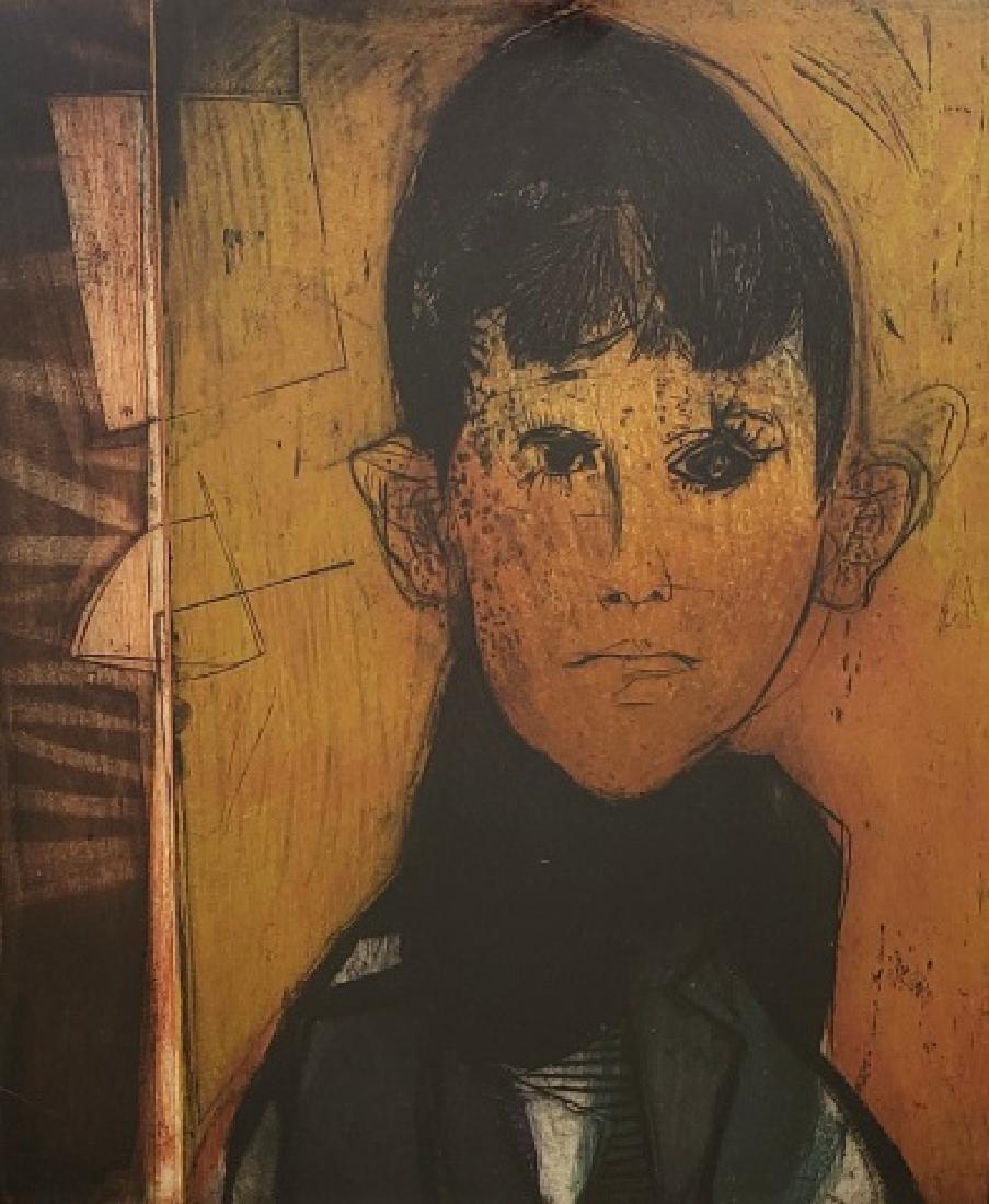 *LASANSKY, MAURICIO: (1914-2012) "My Boy", framed aquatint etching, published ca. 1947, titled and numbered "35" lower left, signed lower right margin, approximately 17" x 13 3/4", total paper size 19" x 15 1/2", with fra