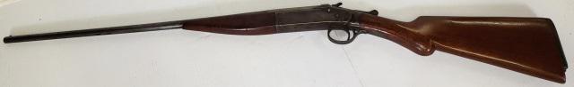 *IVER JOHNSON SINGLE-SHOT SHOTGUN: Serial no. 21905, single-shot breech-loading shotgun, model Champion, 410 gauge, 26" barrel, total length 42", marked on side "Iver Johnson's Arms & Cycle Works, Fitchburg, Mass USA, Champion", marked