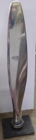 *PROPELLER MOUNTED AS SCULPTURE: From Hamilton Standard Douglas C47-DC3, approximate height 67".