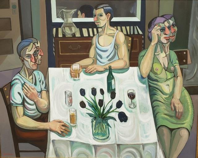 *WILL LAMM ORIGINAL OIL PAINTING: Will Lamm (1917-2006 American), "Queen of the Night", framed oil on canvas, signed lower left, approximate image size 48" x 60", frame size 54" x 66".