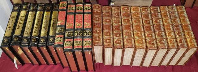 *3 GROUPS OF BOOKS: 10 volumes "The Diary of Samuel Pepys", 4 volumes "The Story of King Arthur and His Knights", "The Story of the Grail and the Passing of Arthur", "The Story of the Champions of the Round Table", "The 