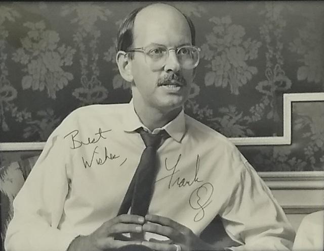 *FRANK OZ AUTOGRAPH: Framed 8"x10" b/w photo. Inscription, Best Wishes, Frank Oz , American actor, puppeteer, director, and producer. Oz's puppeteer career began performing the Muppet characters of Miss Piggy, Fozzie Bear