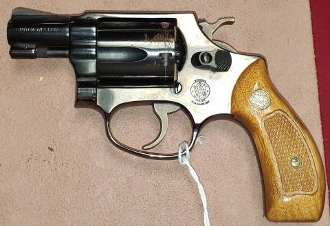 *SMITH & WESSON REVOLVER: S/N J78426, double action, model 36, 38 special caliber, 1 7/8" barrel (Waiting Period: 72 hours).