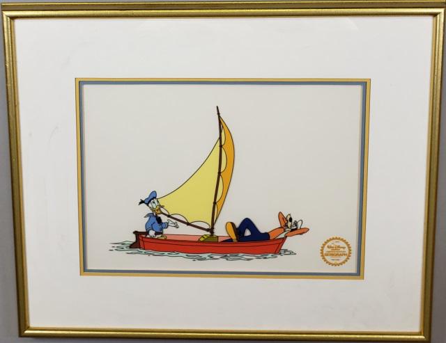 *WALT DISNEY LIMITED EDITION SERIGRAPH CELL: "No Sail", with frame approximately 17 1/8" x 21 1/8".