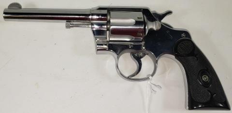 *COLT ARMY SPECIAL REVOLVER: S/N 503111BAR, double-action revolver, .38 cal, 5" barrel, engraved Hammond Police (Waiting Period: 72 hours).