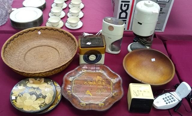 GROUP: Terraillon scale, Krups coffee grinder, telephone, dream machine, etc.