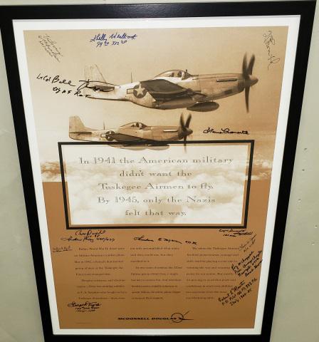 *SIGNED TUSKEGEE AIRMEN POSTER (1 of 4)