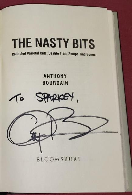 *ANTHONY BOURDAIN SIGNED BOOK (1 of 2)