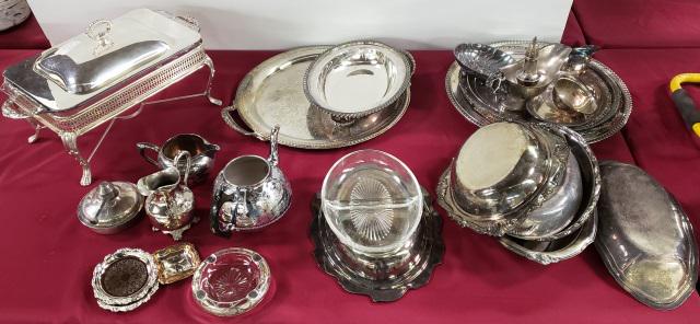 GROUP OF SILVERPLATE (1 of 3)