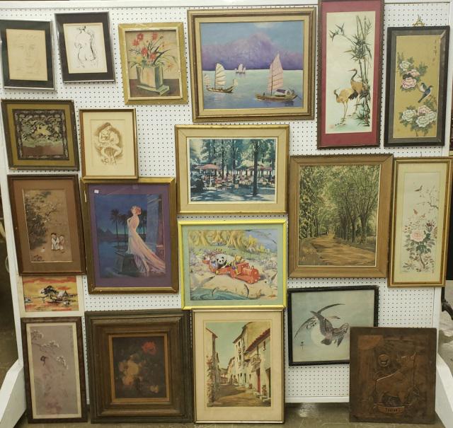 21 MISC. FRAMED WORKS (1 of 14)