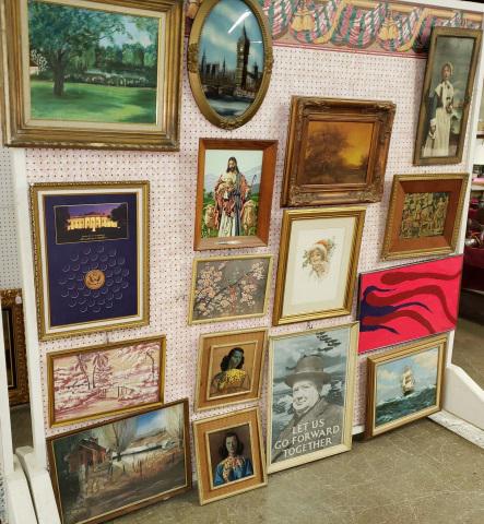 16 MISC. FRAMED WORKS (1 of 9)