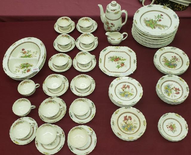 *PARTIAL SET OF COPELAND SPODE DINNERWARE (1 of 3)