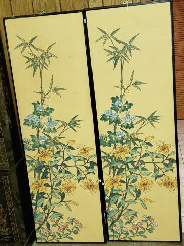 PAIR OF ORIENTAL STYLE WALL PANELS (1 of 6)