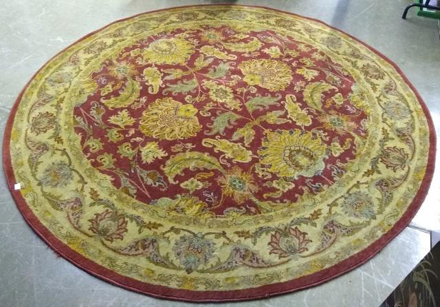 *MACHINE MADE CIRCULAR AREA RUG (1 of 2)