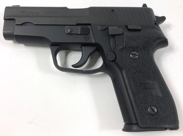 SIG SAUER 9MM PISTOL: Sig Sauer, Model P228, 9mm pistol, S/N B-186442, complete with case, booklet and 2 magazines (Waiting Period: 72 hours).
