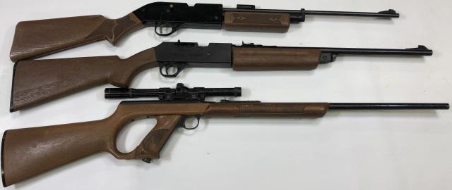 3 BB RIFLES: Daisy Powerline 856, Power Master 760, Daisy CO2 300 (Waiting Period: None).