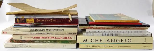 GROUP: Books and sheet music.