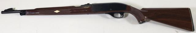 REMINGTON SEMI-AUTO RIFLE: Model Nylon 66, .22 caliber, 19 1/2" barrel, S/N None found, marks on barrel K F (May-1959), having polymer stock and receiver, (Waiting Period: 72 hours).