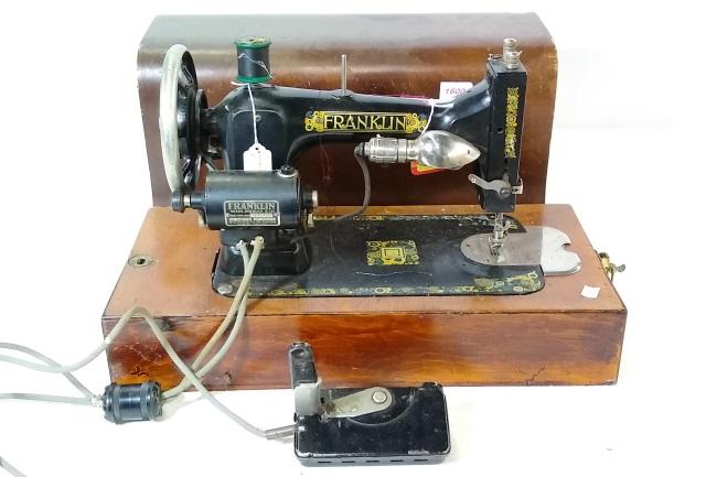 FRANKLIN SEWING MACHINE: Franklin sewing machine.