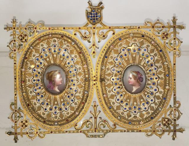 EARLY 20TH C. ANTON BOEHM AUSTRIAN METAL FRAME (1 of 10)