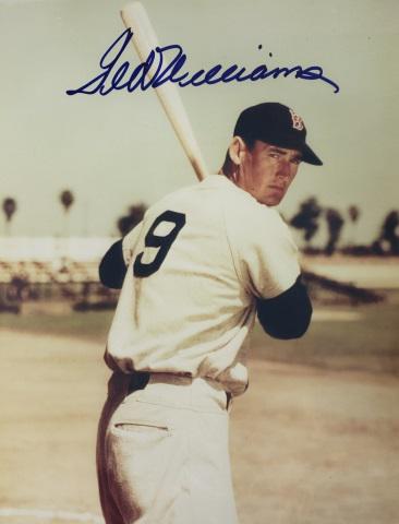 TED WILLIAMS AUTOGRAPHED PHOTO (1 of 3)