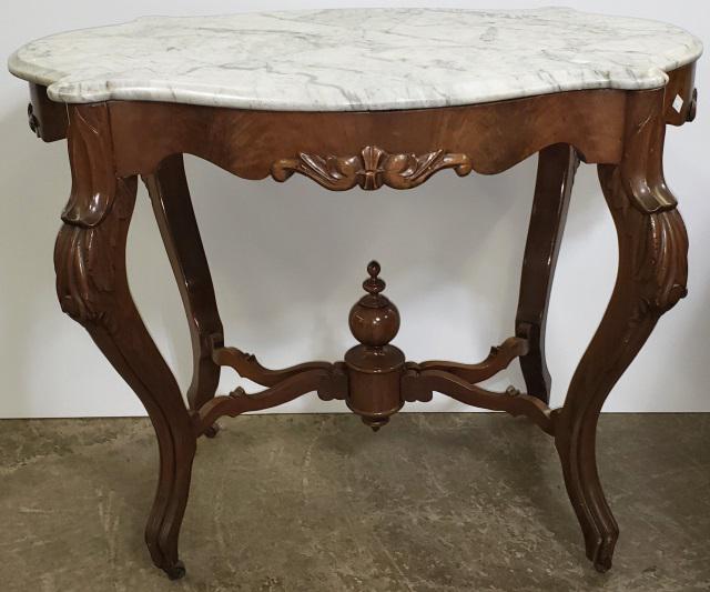 VICTORIAN PARLOR TABLE (1 of 5)