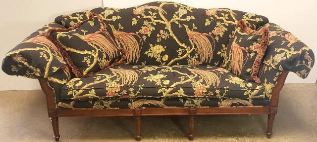 PAIR OF HERITAGE CAMELBACK SOFAS (1 of 4)