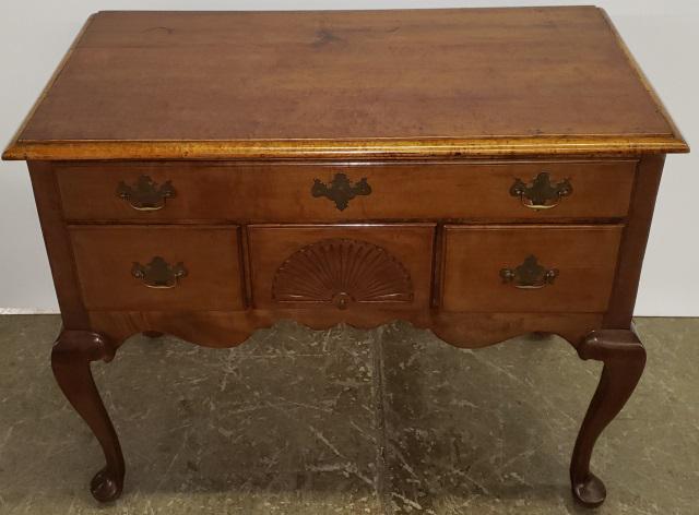 19TH C. TIGER MAPLE LOWBOY (1 of 4)