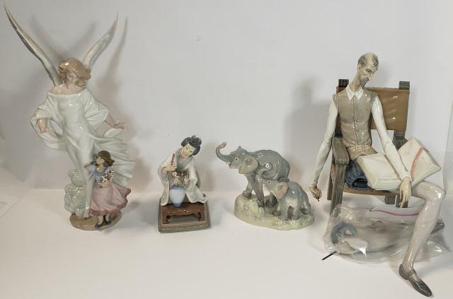 4 PORCELAIN FIGURINES (1 of 6)