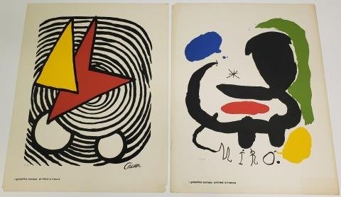 2 LITHOGRAPHS (1 of 10)