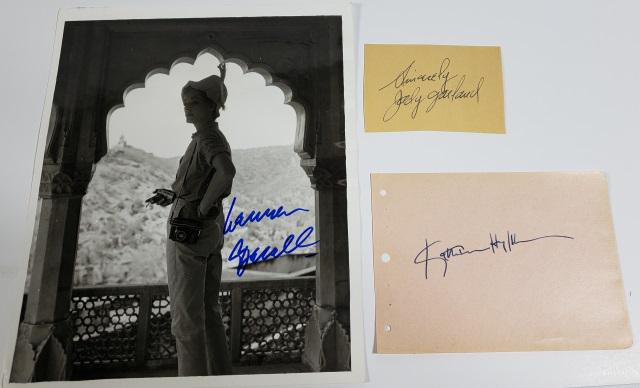 3 HOLLYWOOD LEGENDS, AUTOGRAPHS (1 of 5)
