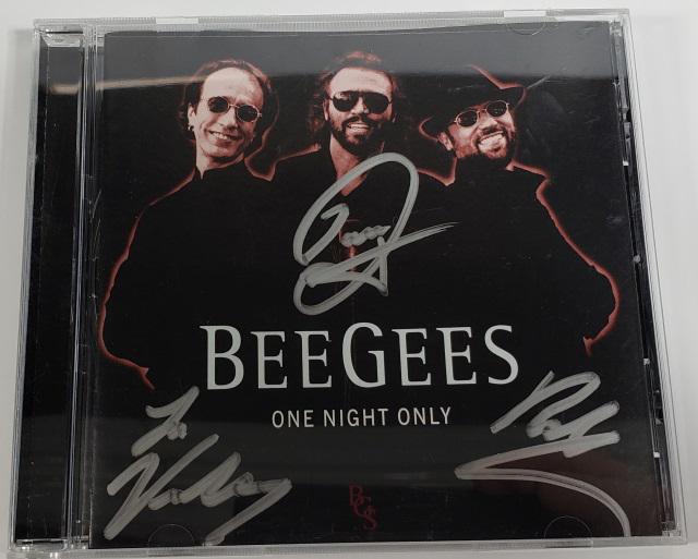 BEE GEES AUTOGRAPHED CD COVER (1 of 3)