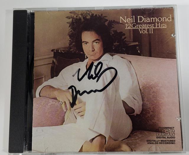 NEIL DIAMOND AUTOGRAPHED CD COVER (1 of 3)