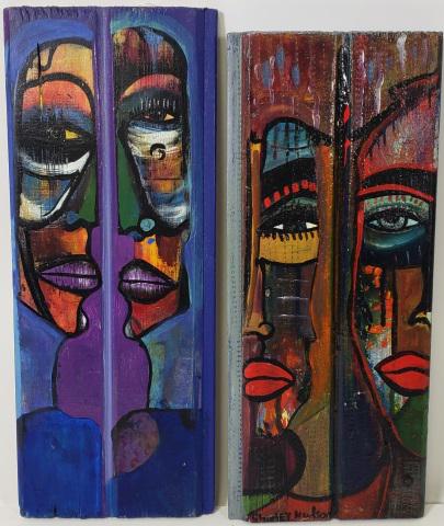 2 SHIRLEY HUDSON PAINTINGS (1 of 6)