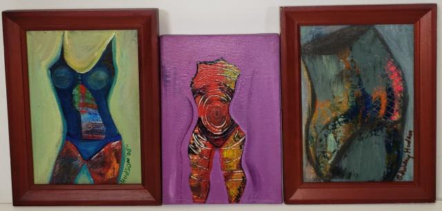 3 SHIRLEY HUDSON PAINTINGS (1 of 10)