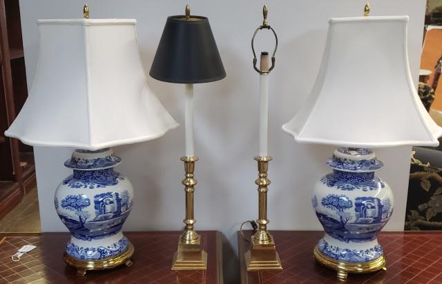 2 PAIR OF LAMPS (1 of 2)