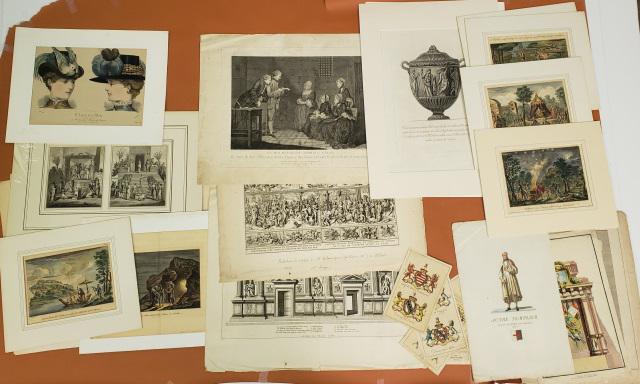 GROUP OF UNFRAMED WORKS (1 of 12)