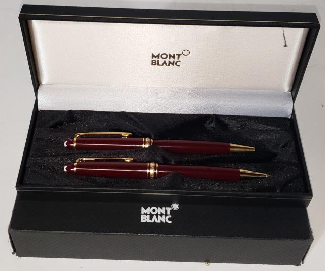 MONT BLANC MONTBLANC MEISTERSTUCK PEN & PENCIL SET (1 of 3)